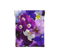 Pensamiento gráfico Pascua Flores de Primavera, Squeeze Top Wallet Bolsa de Almacenamiento para Mujer Monedero pequeño Bolsa de Cambio
