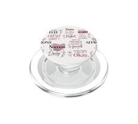 Pensamiento Positivo Afirmaciones diarias Boho Positividad Citas PopSockets PopGrip para MagSafe
