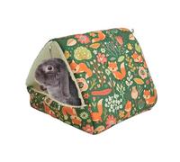Pensamientos De Caza, Jaulas De Casas De Animales Pequeños, Hámstery, Casa Para Dormir De Invierno Lavable, Accesorios De Hámster Multifuncionales Para Los Conejos Que Aman A Las Mascotas Y Ofrecen Un