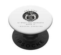 Pensamientos estoicos Marco Aurelio Estoicismo PopSockets PopGrip Adhesivo