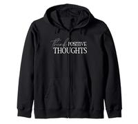 Pensamientos positivos Mentalidad positiva Actitud Optimista Sudadera con Capucha