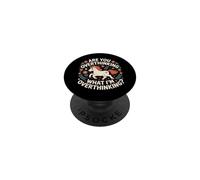 Pensando Demasiado Unicornio Lindo Divertido Ansiedad Cita PopSockets PopGrip Adhesivo