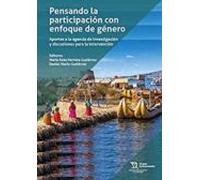 Pensando La Participacion Con Un Enfoque De Genero