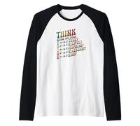Pensar Antes de Hablar Amabilidad Maestro Camiseta Manga Raglan