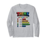 Pensar Antes de Hablar Amabilidad Maestro Manga Larga