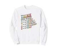 Pensar Antes de Hablar Amabilidad Maestro Sudadera