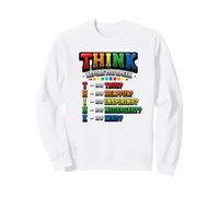 Pensar Antes de Hablar Amabilidad Maestro Sudadera