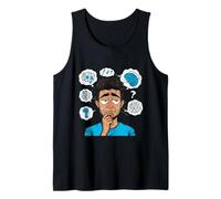 Pensar Demasiado la ansiedad Social introvertido socialmente incómodo Camiseta sin Mangas