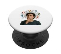 Pensar Demasiado la ansiedad Social introvertido socialmente incómodo PopSockets PopGrip Adhesivo