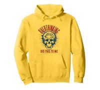 Pensar demasiado me hizo esto - Humor explosivo de cabeza de calavera Sudadera con Capucha