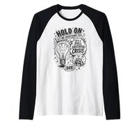 Pensar Demasiado Meme Funny Existencial Crisis Camiseta Manga Raglan