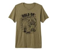 Pensar Demasiado Meme Funny Existencial Crisis Camiseta Premium