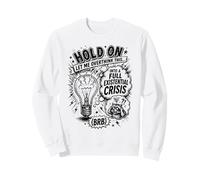Pensar Demasiado Meme Funny Existencial Crisis Sudadera