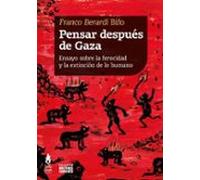 pensar después de gaza