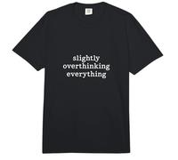 Pensar un Poco Demasiado Todo Mente Pensador excesivo Comfort Colors Adult Heavyweight T-Shirt