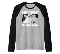 ¿Pensaste Que Esto era fácil? Cita sarcástica del Jugador de Camiseta Manga Raglan