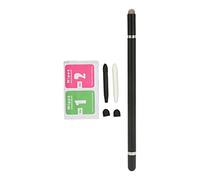 Pense de Pantalla Táctil Capacitiva Picimiento Preciso sin Retraso 3 en 1 óptico Multifuncional con 2 Puntas de Fibra para Tableta de Teléfonos Móviles Dispositivo Inteligente (Black)