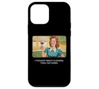 Pensé en la limpieza - Retro 1950s Funny Housewife Meme Carcasa para iPhone 12 mini