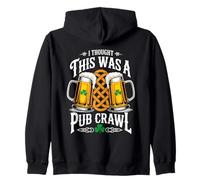 Pensé Que Esto era un Pub Crawl día de San Patricio Bebiendo Sudadera con Capucha