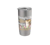 Pensé que me gustaba el café resulta que me gusta la crema Vaso térmico de acero inoxidable de doble pared