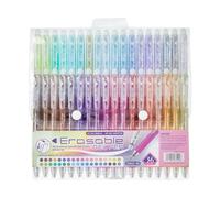 Penses borrables: juego de lápiz de color borrable de 36 piezas, suministros de escritura para dibujo, coloración, marcado, diario, toma de notas, oficina, aula, hogar 5.83x0.39 pulgadas