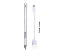 Penses de lápiz óptico Cheotime para Pantalla táctil, lápiz óptico de Alta sensibilidad 4096 Niveles de presión Pen para Tableta Recargable para la Pantalla táctil MPP2.0 Protocolo (Plata)