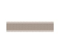 PENSIERI DELICATI Alfombra de 52 x 100 cm, Fabricada en algodón y PVC, Fabricada en Italia, Alfombra Lavable en Lavadora a 40 °, fantasía Lino Beige
