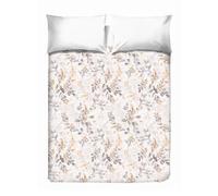 PENSIERI DELICATI Colcha para Cama de Matrimonio, 260 x 280 cm, Tela Individual 100% algodón Pique, Ideal como Toalla Decorativa, Manta para Proteger la Cama de 2 plazas, fantasía Victoria Ocre, 100%