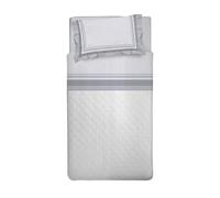 PENSIERI DELICATI Juego de sábanas para Cama Individual, Franela 100% algodón cálido y Suave, Juego de sábanas de 90 x 200 cm, Incluye sábana Bajera, encimera y 1 Funda de Almohada, Made in Italy,