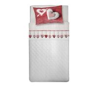 PENSIERI DELICATI Juego de sábanas para Cama Individual, Franela 100% algodón cálido y Suave, Juego de sábanas de 90 x 200 cm, Incluye sábana Bajera, encimera y 1 Funda de Almohada, Made in Italy