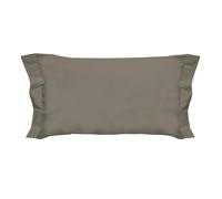 PENSIERI DELICATI Savoltex. Funda de cojín, Algodón, TóRTOLA, 52x82 cm