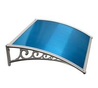 Pensilina per finestra, Porta, 23x82 pollici, tenda da Sole per Porta Trasparente, copertura in policarbonato, Porta d'ingresso, tenda da Sole per Patio, protezione UV, pioggia, Neve, Luce s