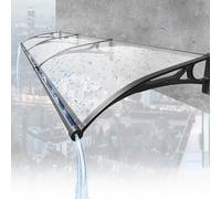 Pensilina per Porta, pensiline per finestra, pensilina esterna in policarbonato per ingresso Porta, pensilina per Porta d'ingresso, pensilina per Patio, protezione UV pioggia Neve Luce Solar