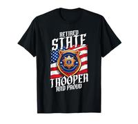 Pensión de jubilación Retired State Trooper And Proud Camiseta