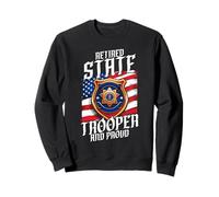 Pensión de jubilación Retired State Trooper And Proud Sudadera