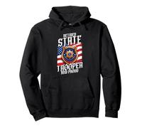 Pensión de jubilación Retired State Trooper And Proud Sudadera con Capucha