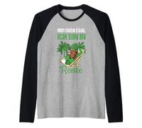 Pensión Mir Doch Egal Ich Bin In Rente Camiseta Manga Raglan