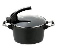 Pensofal Suprema Cacerola, Aluminio Fundido, Baquelita, Acero Inoxidable, Negro, 20 cm