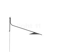 Penta Glifo, lámpara de pared LED, negro - 123 cm - 2.700 K - con enchufe