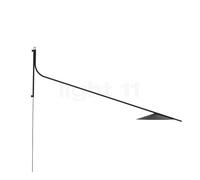 Penta Glifo, lámpara de pared LED, negro - 163 cm - 2.700 K - con enchufe