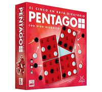 PENTAGO - Juego de Mesa de Estrategia con Tablero de Canicas para 2 Jugadores Recomendado a Partir de 8 Años