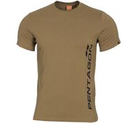 Pentagon Ageron Camiseta Logo Vertical Entrenamiento Hombre Chaleco Coyote