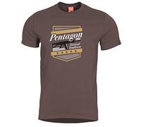 Pentagon Ageron - Camiseta para hombre A.C.R. Tactical Tradition (Terra Brown, L), marrón, L