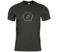 Pentagon Ageron Pentágono Forma Logo Camiseta Táctico Hombres Algodón Negro
