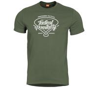 Pentagon Ageron T-shirt Tactical Mentality Estampado Hombre Algodón Olive