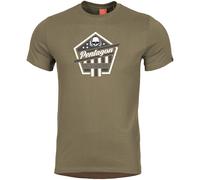 Pentagon Ageron Victorious Camiseta Algodón Hombre Trabajo Casual Urbano Coyote