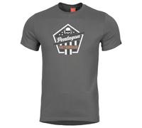 Pentagon Ageron Victorious Camiseta Hombres Camiseta Manga Corta Gym Wolf Grey
