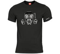 Pentagon Camiseta Gas-Mask, Negro, L