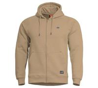 Pentagon Hombre Phaeton Sudadera con Cremallera y Capucha Tan Brown tamaño S