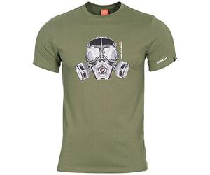 Pentagon Hombres Ageron T-Shirt Máscara de Gas Oliva tamaño M